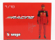 Bburago Ferrari F1-75 Scuderia Ferrari N 55 Season 2022 Carlos Sainz - White Wheels - Exclusive Carmodel 1:18 Red