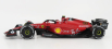 Bburago Ferrari F1-75 Scuderia Ferrari N 55 Season 2022 Carlos Sainz - White Wheels - Exclusive Carmodel 1:18 Red