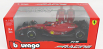 Bburago Ferrari F1-75 Scuderia Ferrari N 55 Season 2022 Carlos Sainz - White Wheels - Exclusive Carmodel 1:18 Red