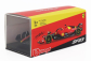 Bburago Ferrari F1  Sf-23 Team Scuderia Ferrari N 16 4th Monza Italy Gp 2023 Charles Leclerc - With Pilot And Showcase 1:43 Červená Černá Žlutá