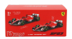 Bburago Ferrari F1  Sf-23 Team Scuderia Ferrari N 55 Las Vegas Usa Gp 2023 Carlos Sainz - With Pilot And Showcase 1:43 Červená Bílá Černá