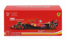 Bburago Ferrari F1  Sf-24 Team Scuderia Ferrari N 55 5th Emilia Romagna Imola Gp 2024 Carlos Sainz - With Pilot And Showcase 1:43 Červená Černá