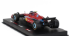 Bburago Ferrari F1  Sf-24 Team Scuderia Ferrari N 55 5th Miami Gp 2024 Carlos Sainz - With Pilot And Showcase 1:43 Červená Černá Světle Modrá