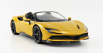 Bburago Ferrari SF90 Spider 1:18 žlutá metalíza