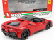 Bburago Ferrari Sf90 Stradale Hybrid 1000hp 2019 1:18 Červená Černá