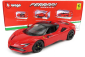 Bburago Ferrari Sf90 Stradale Hybrid 1000hp 2019 1:18 Červená Černá