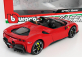 Bburago Ferrari Sf90 Stradale Hybrid Spider 1000hp Open 2020 1:18, červená