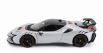 Bburago Ferrari Sf90xx Stradale 2024 1:18 Bianco Artico - Bílá Met Oranžová Černá
