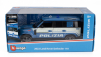 Bburago Land rover New Defender 110 Polizia 2020 1:25 Světle Modrá