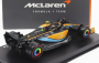 Bburago Mclaren F1  Mcl36 Mercedes Team Mclaren N 4 Australian Gp 2022 Lando Norris - With Helmet And Plastic Showcase 1:43 Oranžová Světle Modrá