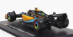 Bburago Mclaren F1  Mcl36 Mercedes Team Mclaren N 4 Australian Gp 2022 Lando Norris - With Helmet And Plastic Showcase 1:43 Oranžová Světle Modrá