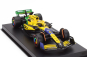 Bburago Mclaren F1  Mcl38 Team Mclaren N 4 4th Monaco Gp (senna 30th Anniversary) 2024 Lando Norris - With Pilot And Showcase 1:43 Žlutá Zelená Černá