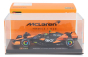 Bburago Mclaren F1  Mcl38 Team Mclaren N 4 Winner Miami Gp 2024 First F1 Victory Lando Norris - With Pilot And Showcase 1:43 Oranžová Černá