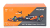 Bburago Mclaren F1  Mcl38 Team Mclaren N 4 Winner Miami Gp 2024 First F1 Victory Lando Norris - With Pilot And Showcase 1:43 Oranžová Černá