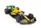 Bburago Mclaren F1  Mcl38 Team Mclaren N 81 2nd Monaco Gp (senna 30th Anniversary) 2024 Oscar Piastri 1:43 Žlutá Zelená Černá