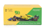 Bburago Mclaren F1  Mcl38 Team Mclaren N 81 2nd Monaco Gp (senna 30th Anniversary) 2024 Oscar Piastri - With Pilot And Showcase 1:43 Žlutá Zelená Černá