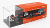 Bburago Mclaren F1  Mcl60 Team Mclaren N 4 2nd British Gp 2023 Lando Norris - Con Pilota E Vetrina - With Pilot And Showcase 1:43 Oranžová Černá Chrom