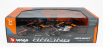 Bburago Mclaren F1  Set 4x - Team Mclaren Mcl36 N 4 Abu Dhabi Gp 2022 - Mcl60 N 4 Singapore Gp - Monaco Gp - British Gp 2023 Lando Norris 1:43 Oranžová Černá Bílá