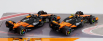 Bburago Mclaren Set F1  2x Mcl38 Team Mclaren N 4 Season 2024 Lando Norris + N 81 Season 2024 Oscar Piastri 1:43 Oranžová Černá