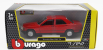 Bburago Mercedes benz 190e 1984 1:24 Red