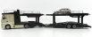 Bburago Mercedes benz Actros 2 2545 Truck Car Transporter 2016 + Volkswagen Polo Gti 1:43