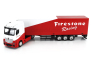 Bburago Mercedes Benz Actros Gigaspace 1:43 Falken Tires