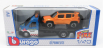 Bburago Mercedes benz Sprinter Soccorso Stradale + Jeep Renegade 1:43