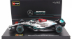Bburago Mercedes gp F1 W13e Team Mercedes-amg Petronas F1 N 63 1:43, stříbrná