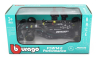 Bburago Mercedes gp F1 W14 Team Mercedes-amg Petronas F1 N 44 1:43, černá