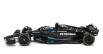 Bburago Mercedes gp F1 W14 Team Mercedes-amg Petronas Formula One N 63 Season 2023 George Russell - With Pilot And Showcase 1:24 Matt Black