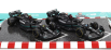 Bburago Mercedes gp Set F1 2x W14 Team Mercedes-amg Petronas Formula One N 44 Season 2023 Lewis Hamilton + N 63 Season 2023 George Russell 1:43 Matt Black