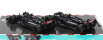 Bburago Mercedes gp Set F1 2x W14 Team Mercedes-amg Petronas Formula One N 44 Season 2023 Lewis Hamilton + N 63 Season 2023 George Russell 1:43 Matt Black