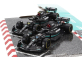 Bburago Mercedes gp Set F1 2x W14 Team Mercedes-amg Petronas Formula One N 44 Season 2023 Lewis Hamilton + N 63 Season 2023 George Russell 1:43 Matt Black