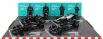 Bburago Mercedes gp Set F1  4x W14 Team Mercedes-amg Petronas Formula One N 44 Season 2023 Lewis Hamilton - N 63 Season 2023 George Russell - W13 N 44 Season 2022 Lewis Hamilton - W12 N 44 Season 2021 Lewis Hamilton 1:43 Matná Černá Stříbrná