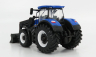 Bburago New holland T7.315 Tractor With Front Loader Scraper 2018 1:50 Blue