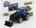 Bburago New holland T7.315 Tractor With Front Loader Scraper 2018 1:50 Blue