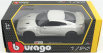 Bburago Nissan Gt-r (r35) Coupe 2017 1:24 Bílá Perla