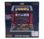 Bburago Red bull F1  Rb19 Diorama Garage Pit-stop Team Oracle Red Bull Racing N 1 World Champion Season 2023 Max Verstappen With Crew Figure And Accessories 1:43 Modrá Žlutá Červená