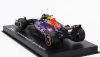 Bburago Red bull F1  Rb19 Team Oracle Red Bull Racing N 11 3rd Las Vegas Usa Gp 2023 Sergio Perez - With Pilot And Showcase 1:43 Fialová Žlutá Červená