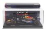 Bburago Red bull F1  Rb19 Team Oracle Red Bull Racing N 11 4th Austin Usa Gp 2023 Sergio Perez - With Pilot And Showcase 1:43 Matt Blue