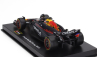 Bburago Red bull F1  Rb20 Team Oracle Red Bull Racing N 1 World Champion Season 2024 Max Verstappen - With Pilot And Showcase 1:43 Modrá Žlutá Červená