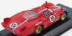 Best-model Alfa romeo 33.2 Lm N 15 Test 24h Le Mans 1969 Pilette - Slotemaker 1:43 Červená Modrá