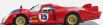 Best-model Alfa romeo 33.2 Lm N 15 Test 24h Le Mans 1969 Pilette - Slotemaker 1:43 Červená Modrá