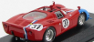 Best-model Alfa romeo 33.2 N 37 Test 24h Le Mans 1968 Gosselin - Trosch 1:43 Červená Modrá