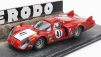 Best-model Alfa romeo Diorama - 33/2 Long Tail Team Autodelta N 41 24h Le Mans 1968 Nino Vaccarella 1:43 Červená Bílá