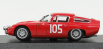 Best-model Alfa romeo Tz1 N 105 2nd Rally Tour De Corse 1964 Rolland - G.augias 1:43 Red