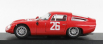 Best-model Alfa romeo Tz1 N 26 1000km Monza 1965 Pianta - Sala 1:43 Red