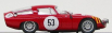 Best-model Alfa romeo Tz1 N 53 Sebring 1964 Stoddard - Kaser 1:43 Red