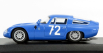 Best-model Alfa romeo Tz1 N 72 Targa Florio 1965 Panepinto - Parla 1:43 Blue