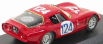 Best-model Alfa romeo Tz2 N 124 Targa Florio 1967 Sangri-la - Federico 1:43 Red